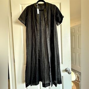 True vintage 1960s eyelet dress or bathing cover